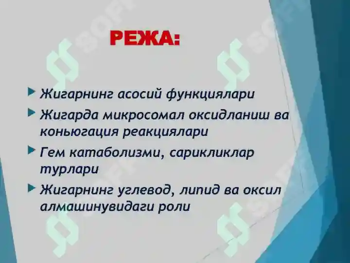 ЖИГАР БИОКИМЁСИ 2