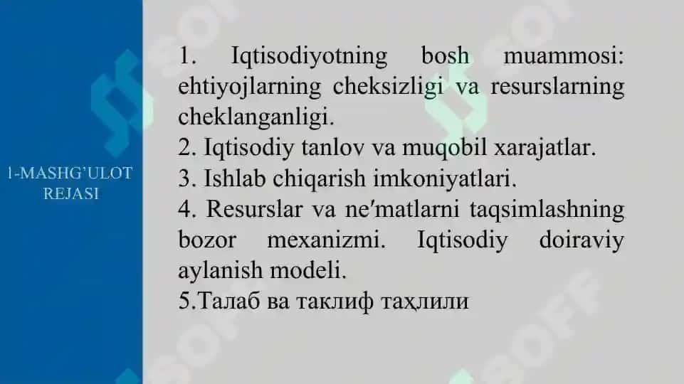 Mikroiqtisodiyot 2