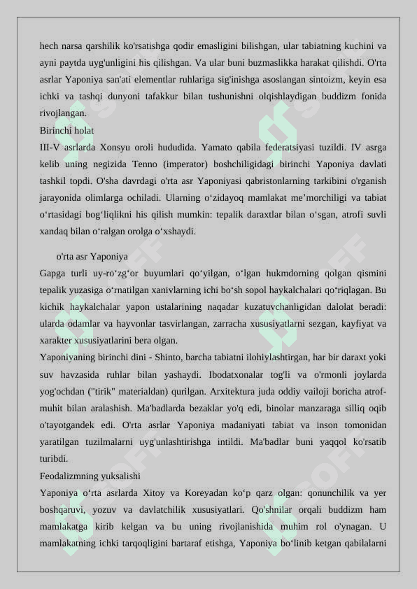 XI-XV asrlarda Yapоniya” mavzusida davra suxbati 3