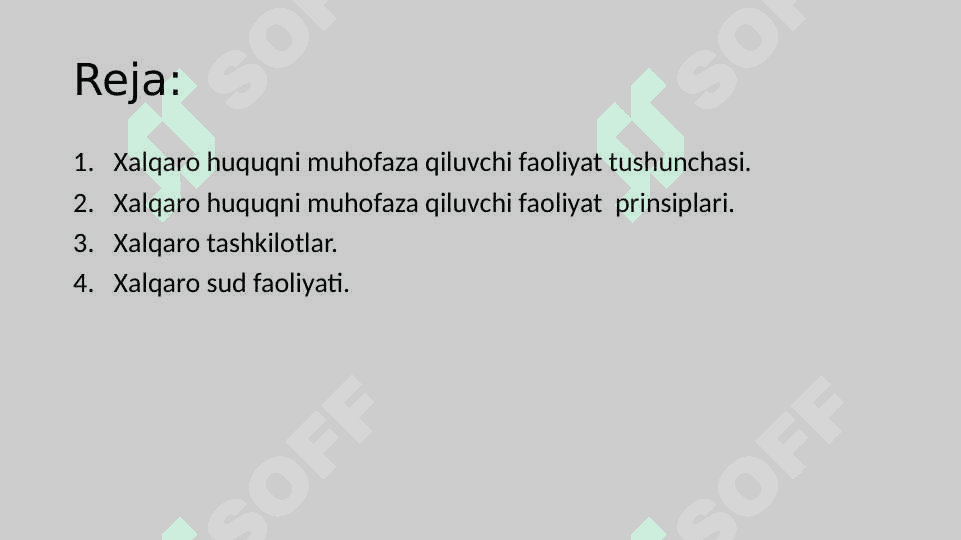 Xalqaro huquqni muhofaza qiluvchi faoliyat 2