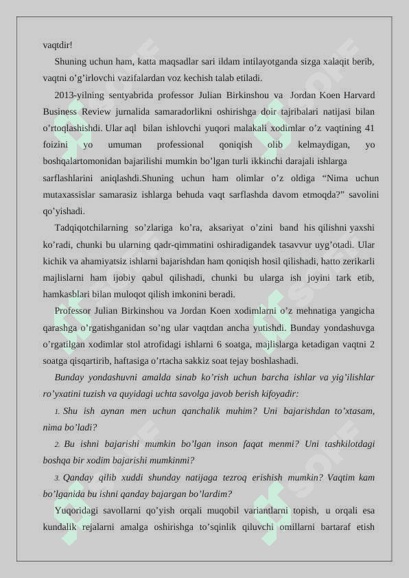 Yuridik kadrlarda kasbiy kompetensiyalarni rivojlantirishning ahamiyati. Maqsadni to’g’ri shakllantirishning zaruriy talablari  SMART 8