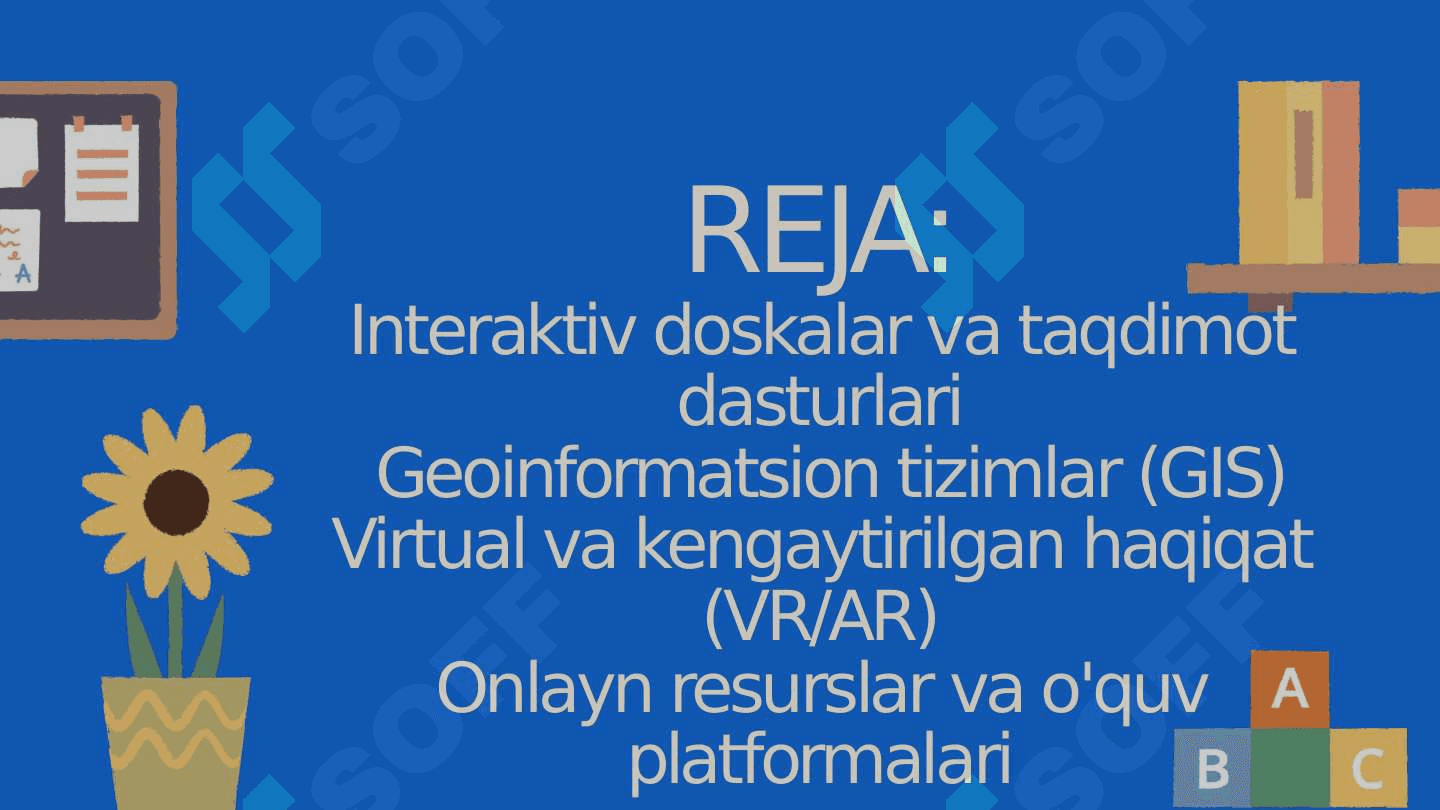 Geografiya darslarida innovatsion texnologiyalaridan foydalanish yo’llari. 2