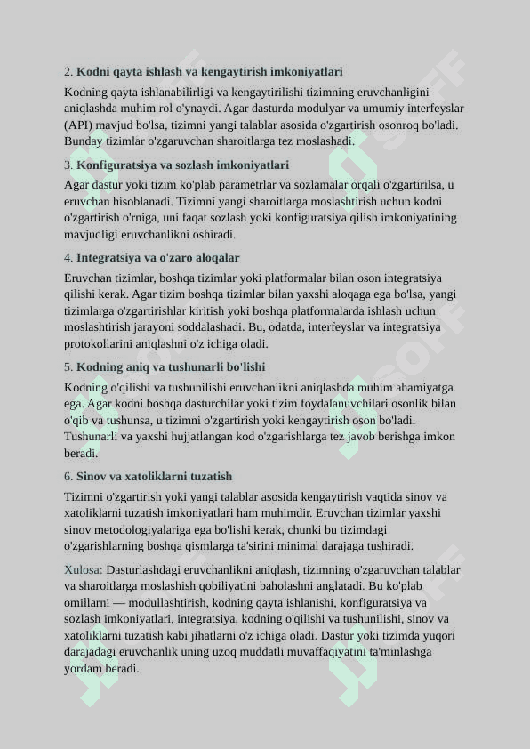 Eruvchanlik haqida tushuncha . DF boʻyicha eruvchanlikni aniqlash 4