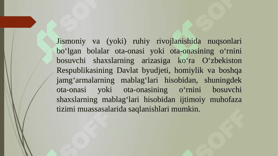 NOGIRON BOLAGA YORDAM KO'RSATUVCHI IJTIMOIY HODIMNING VAZIFASI VA ROLI 2
