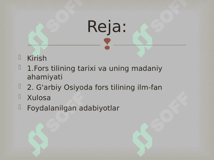 Fors tili va uning G‘arbiy Osiyoda madaniy hamda ilmiy rivojlanishida gilamlar o‘rni 2