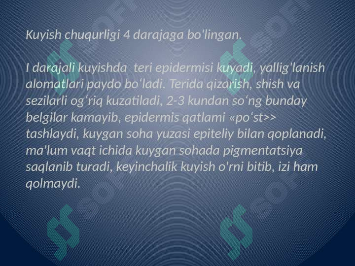 Kuyish va sovuq urishi 4