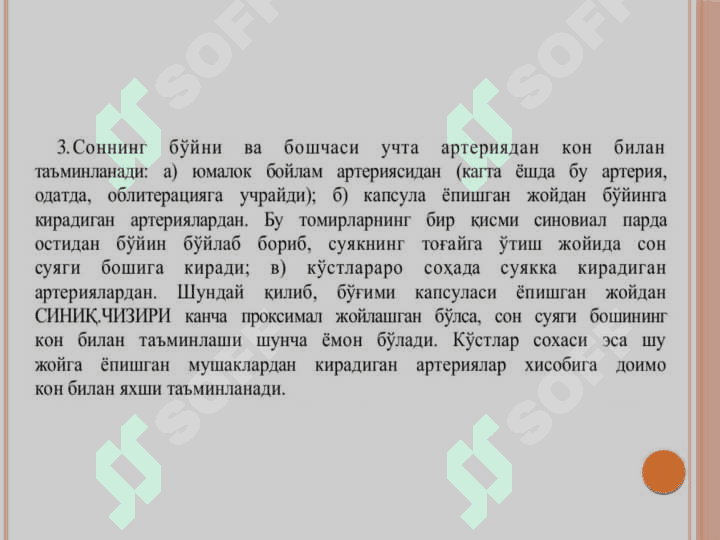 Son shikastlari 
va sinishi 3