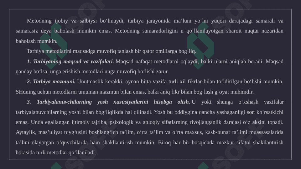 : tarbiya metodlari tasnifi, ijtimoiy ongni shakillantirishi metodlari 5