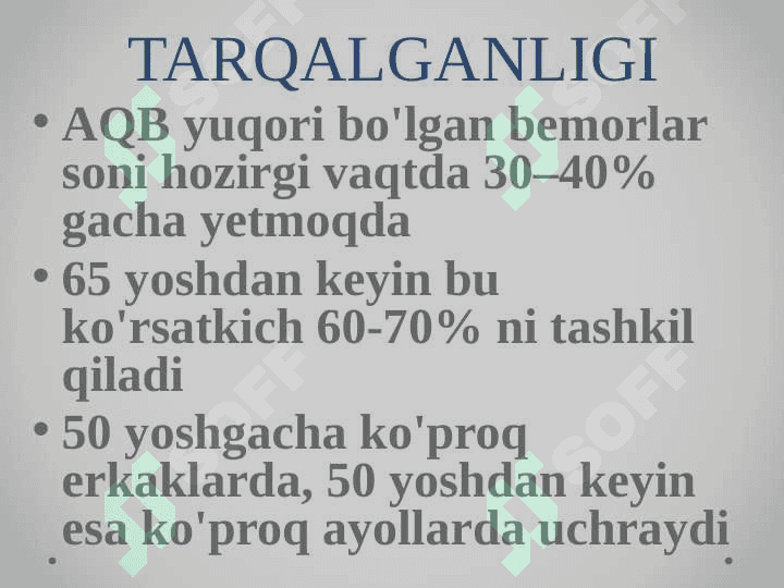 GIPERTONIYA KASALLIGI - ESSENTIAL HYPERTENSION 7
