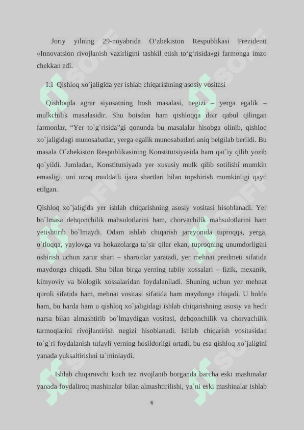 Qishloq xojaligini innivatsion taʼminotida axborot-maslaxat tizimining 6