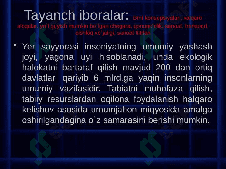 O'zbekistonda tabiatni muhofaza qilish amaliyoti. Yutuq va kamchiliklar 3