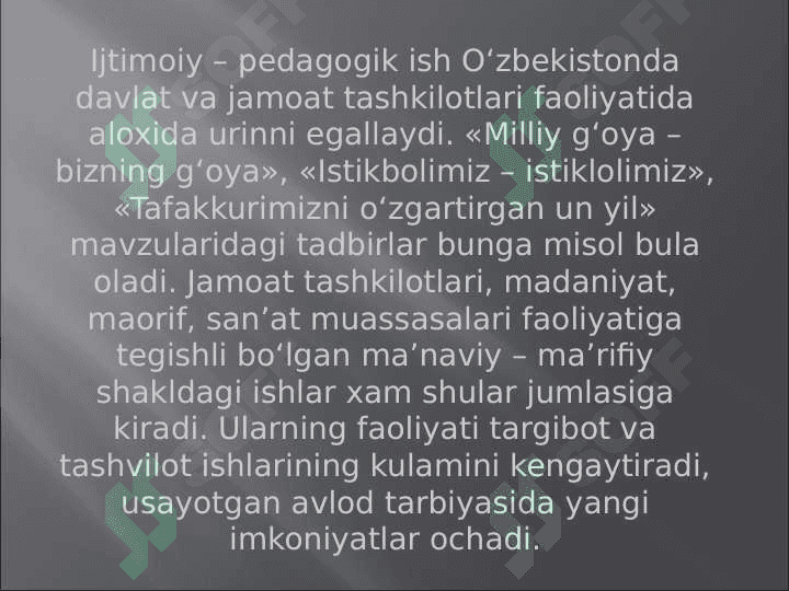 O’zbekistonda ijtimoiy pedagogikaning rivojlanish tarixi 4