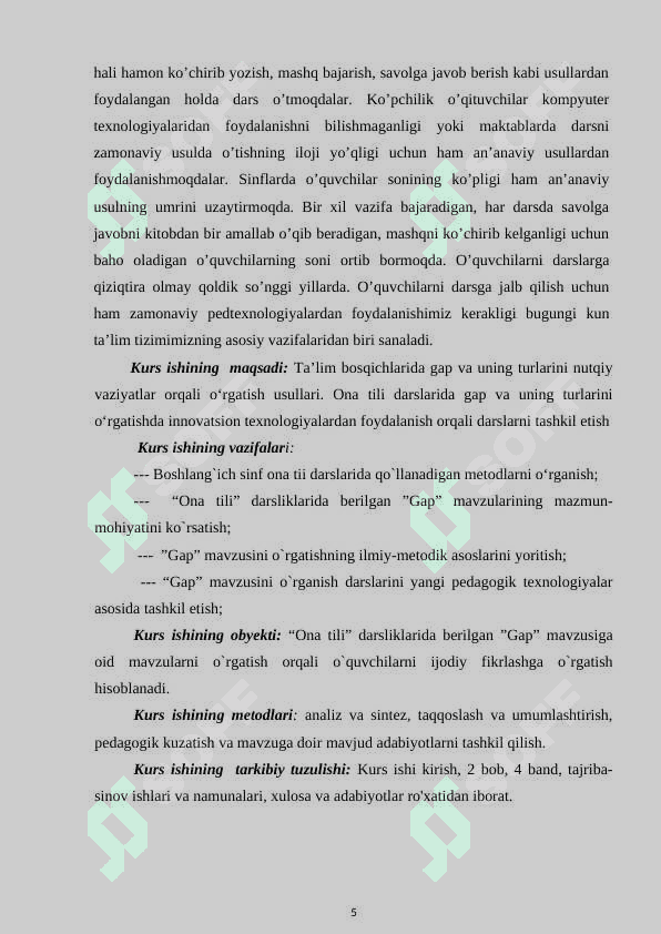 Ta’lim bosqichlarida gap va uning turlarini nutqiy vaziyatlar orqali o‘rgatish usullari 5