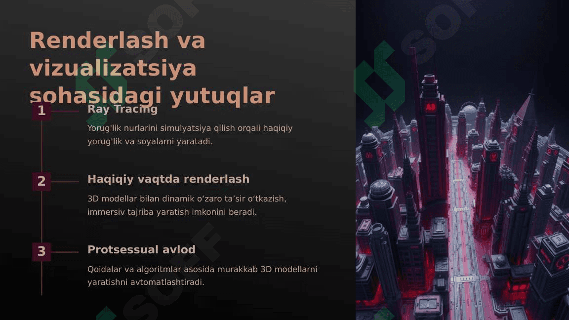 3 o‘lchovli grafika imkoniyatlarini loyihalashda qo‘llash texnologiyalari 4
