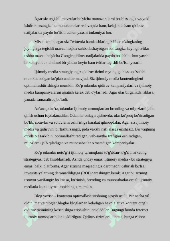 Ijtimoiy tarmoqlardan ma’lumotlarni to‘plashni o‘rganish. 3
