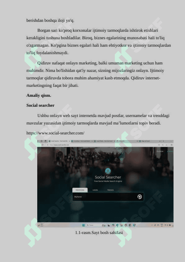 Ijtimoiy tarmoqlardan ma’lumotlarni to‘plashni o‘rganish. 4