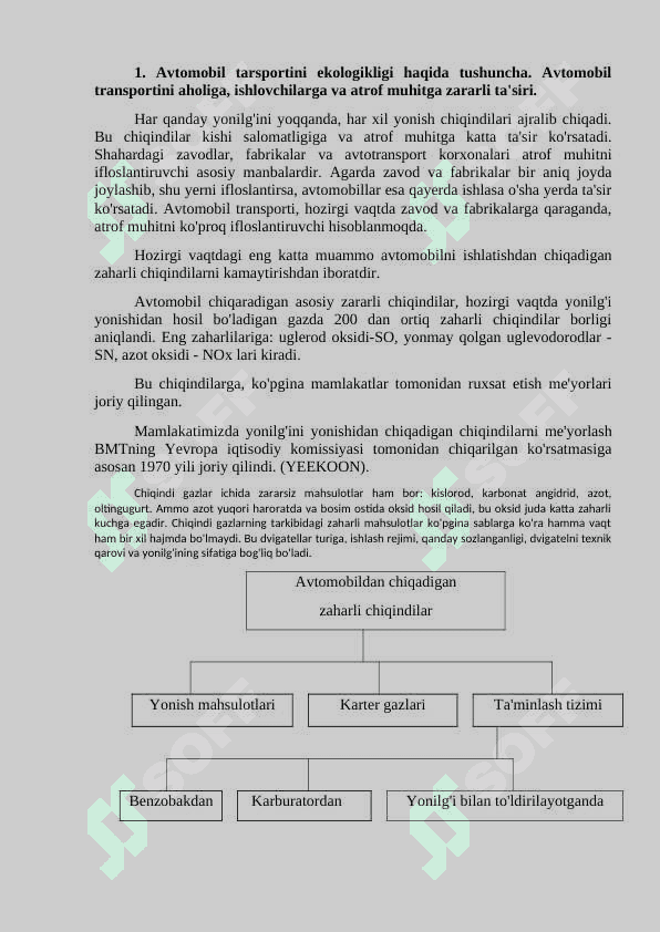 TRANSPORT VOSITALARINING  ATROF MUXITGA SALBIY TA’SIRINI KAMAYTIRISH 2