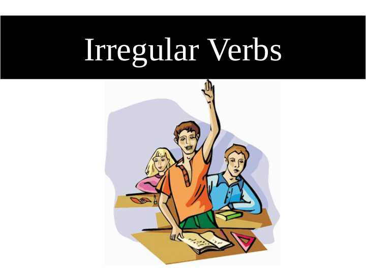 Irregular Verbs