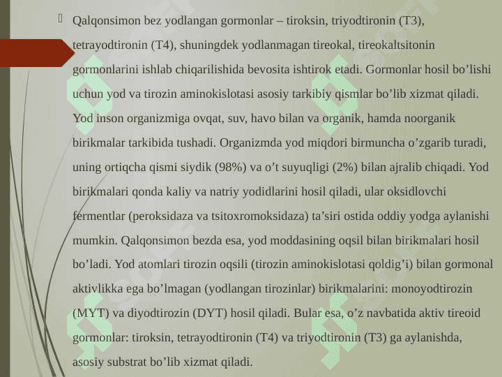 Endemik bqoqning kelib chiqish shart sharoitlari va muhitga bog'liqligi 3