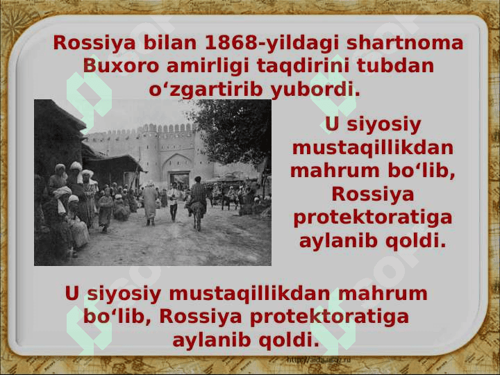 Buxoro amirligining davlat tuzumi va ijtimoiy va iqtisodiy hayoti 2