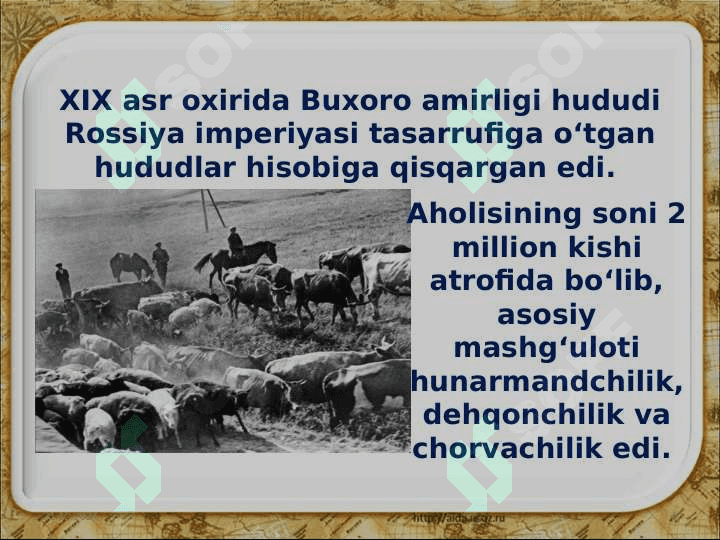 Buxoro amirligining davlat tuzumi va ijtimoiy va iqtisodiy hayoti 4