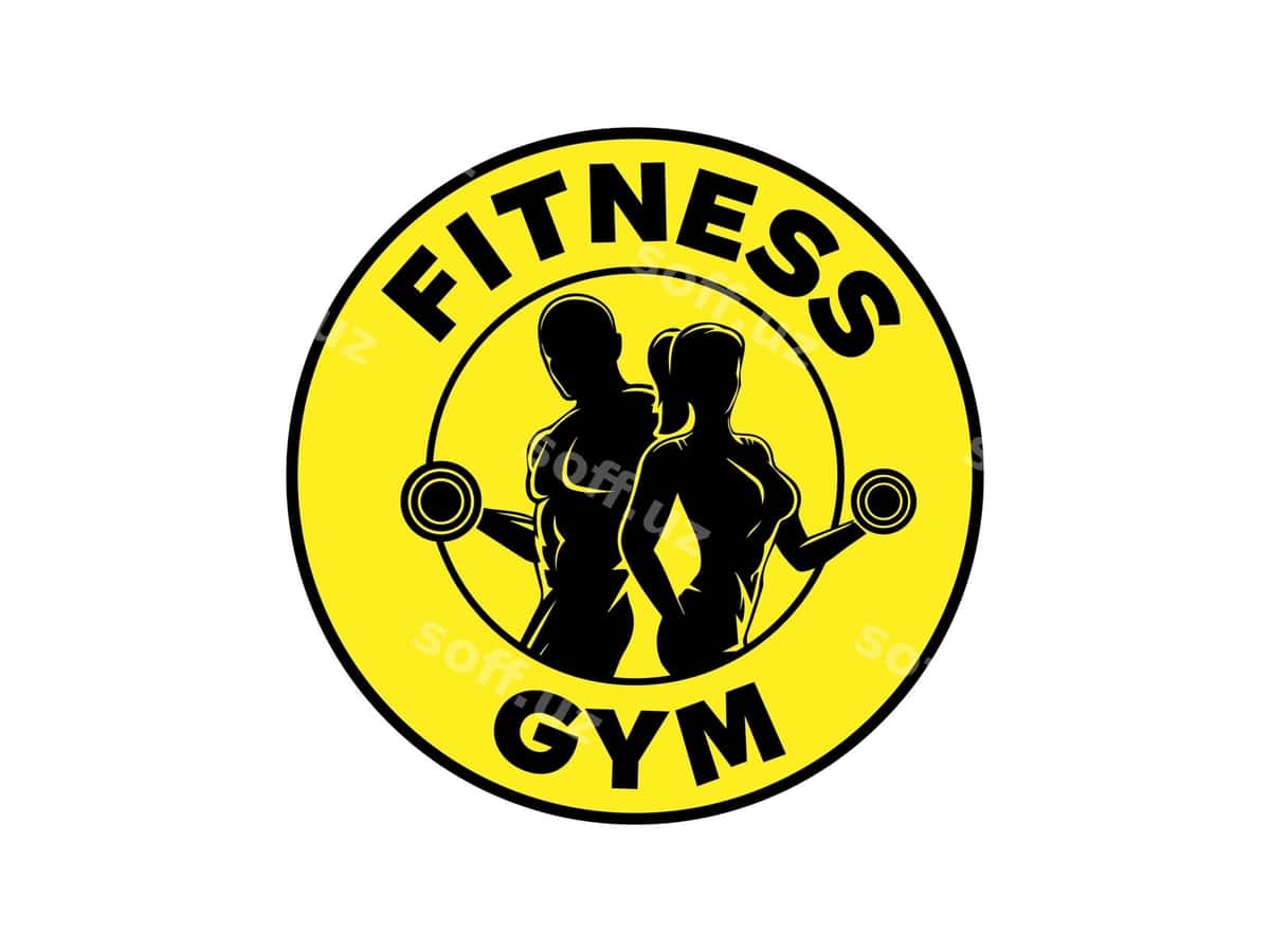 Fitnes zali logotipi dizayni | Fitness gym logo design 1