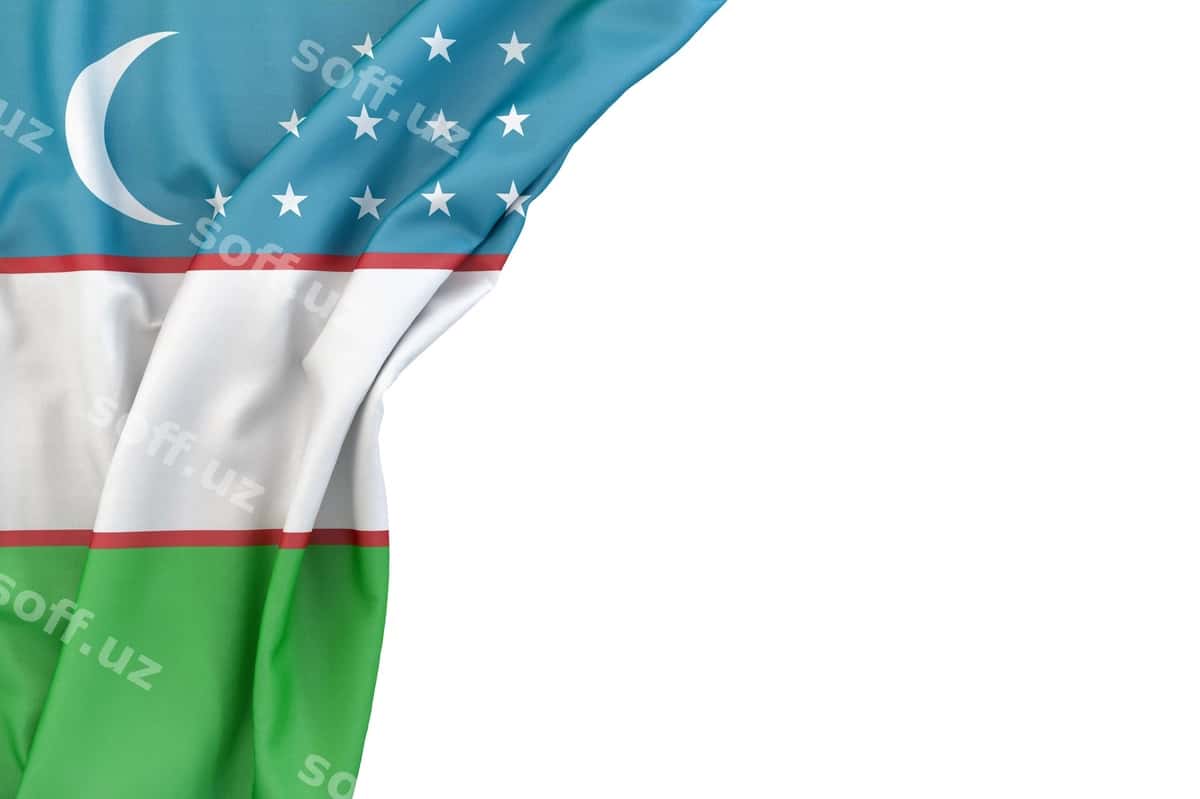 Oʻzbekiston bayrogʻi | Flag uzbekistan 1