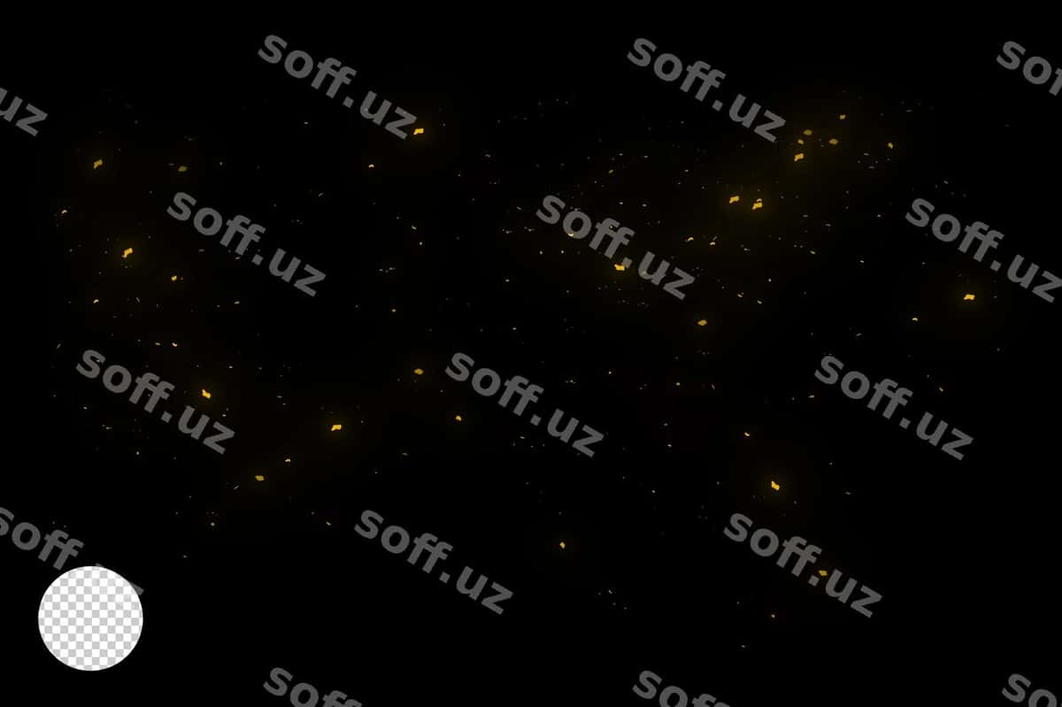 Olov zarralari poch | Flame particles dust 1