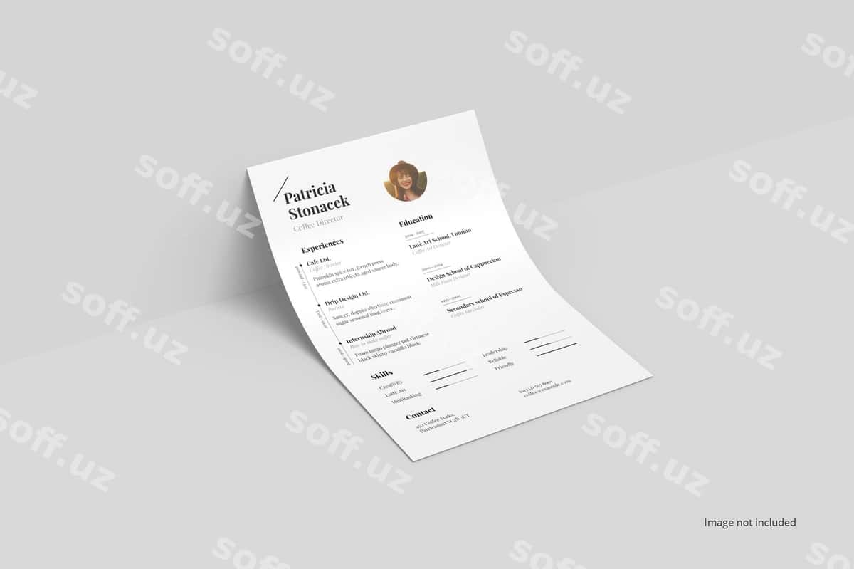 Flyer namuna dizayn chiqarishi | Flyer mockup design rendering 1