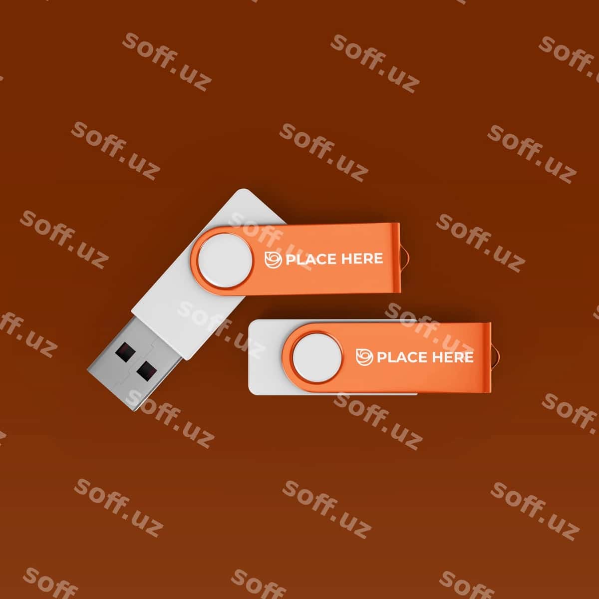 Bepul psd 2 USB namuna | Free psd 2 usb mockup 1