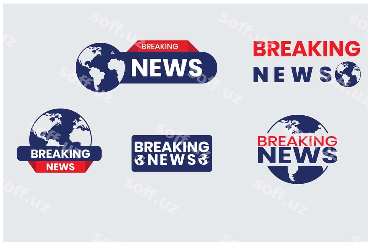 Bepul vektor shoshilish xabarlar banerlari | Free vector breaking news banners 1