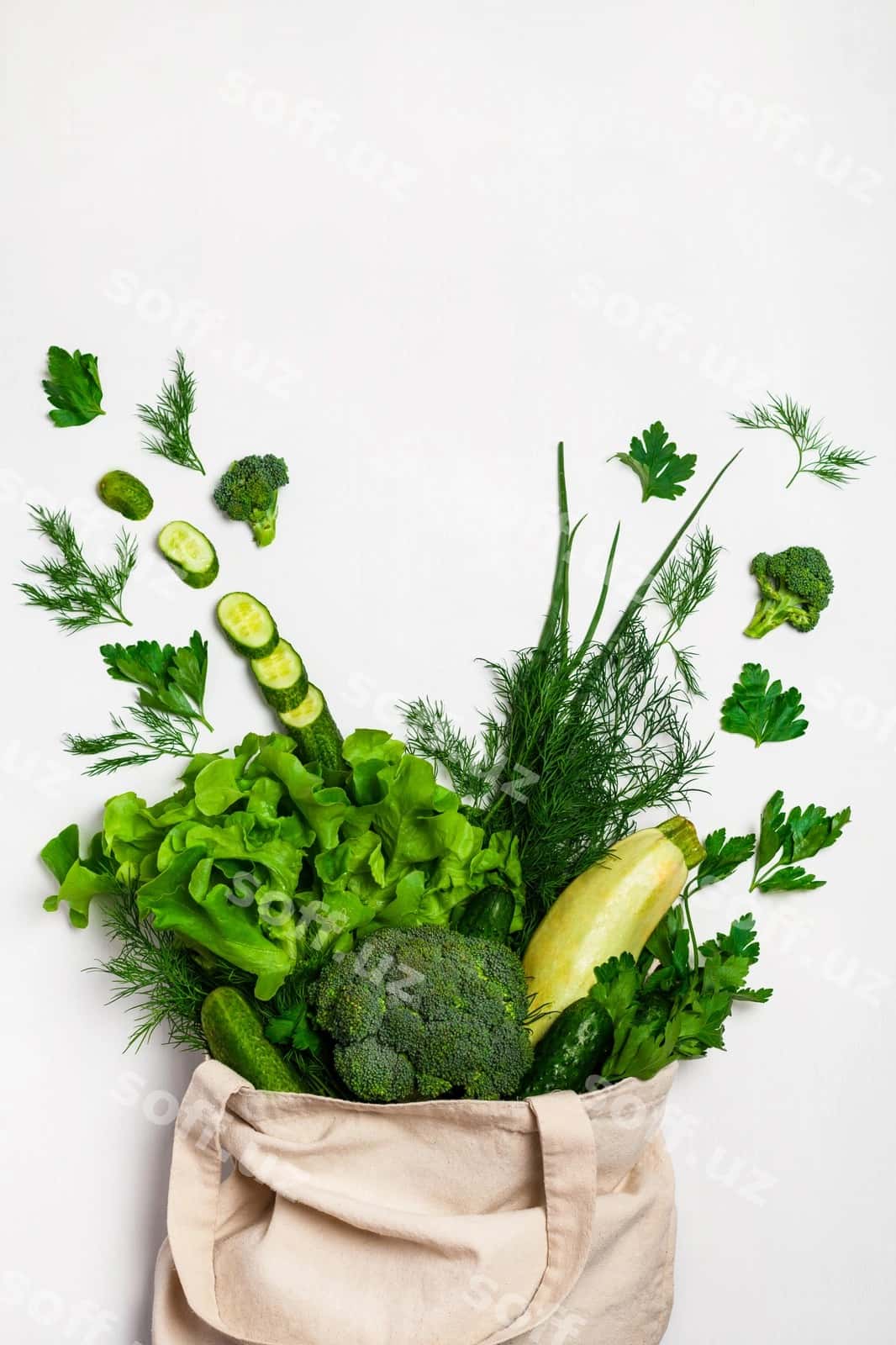 Taze sabzilar eko sumka | Fresh vegetables eco bag 1