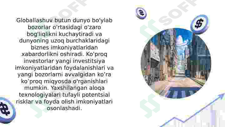 Globalizatsiya jarayonlarining investitsiyaga ta'siri 2
