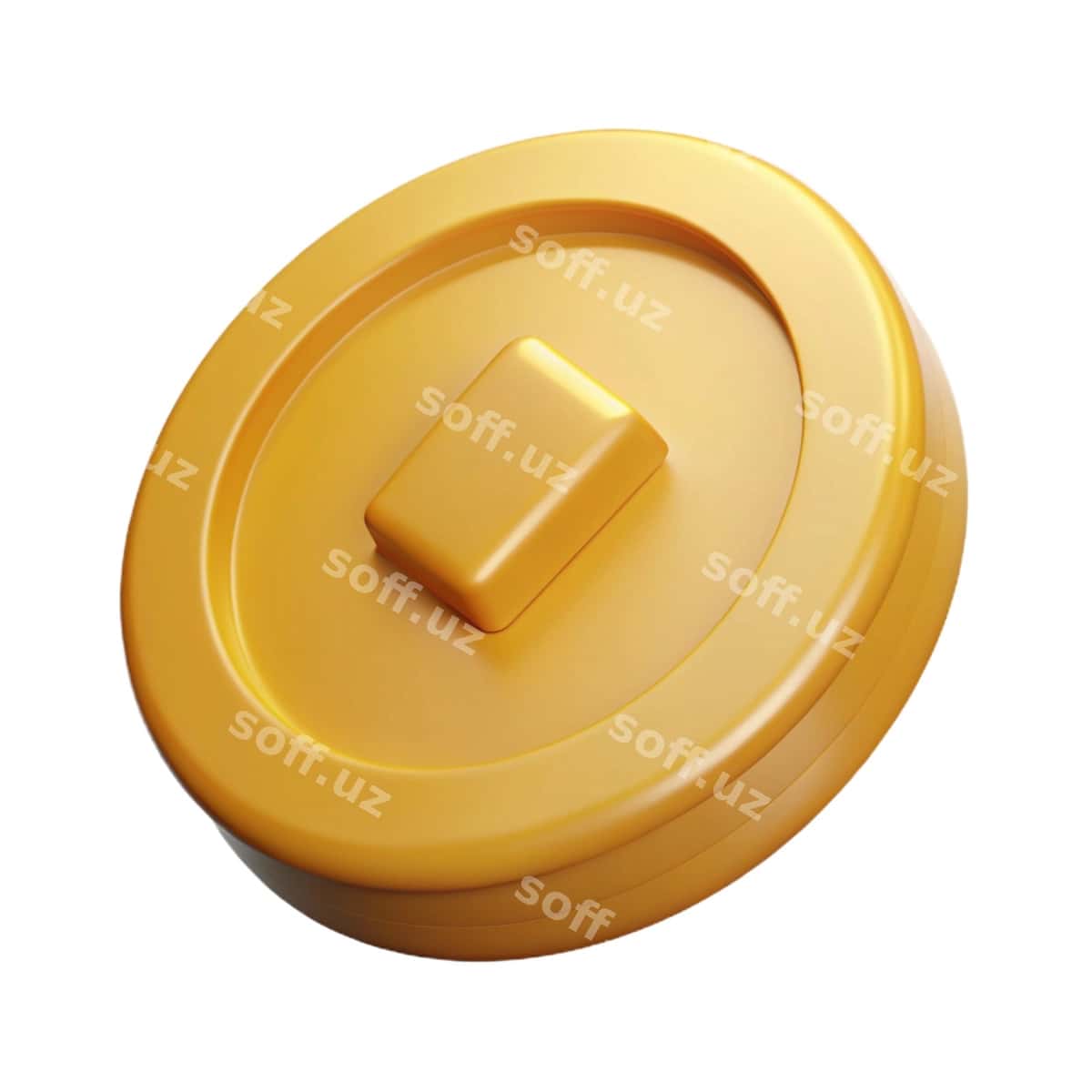 Oltin moneta 3D render | Golden coin 3d render 1