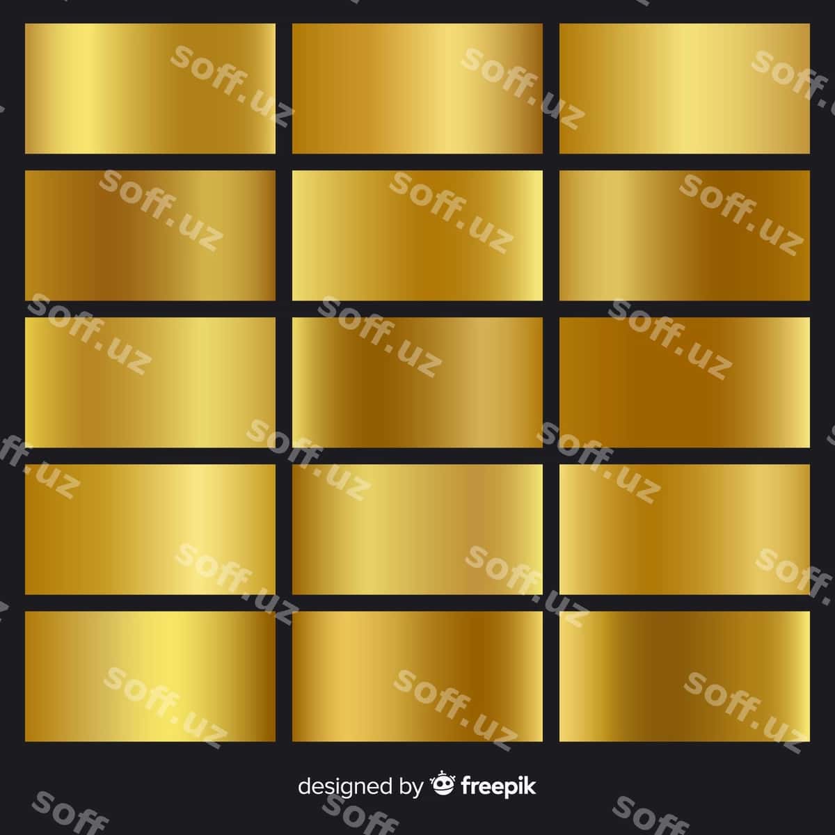 Oltin gradient to'plami | Golden gradient pack 1