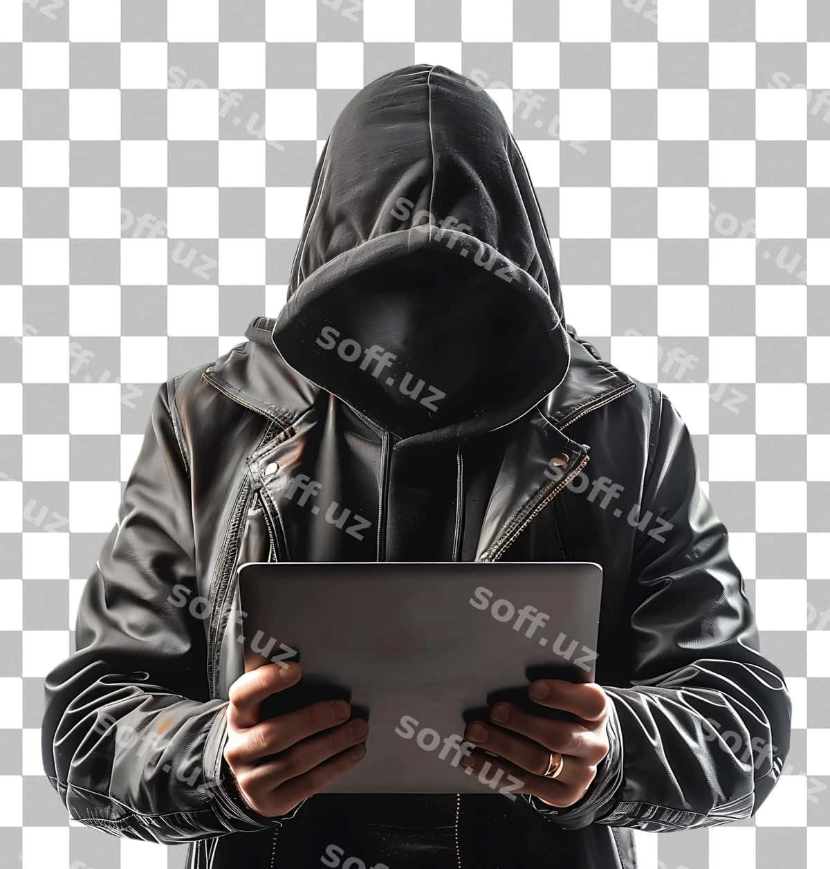 Hacker shaffof fon | Hacker transparent background 1