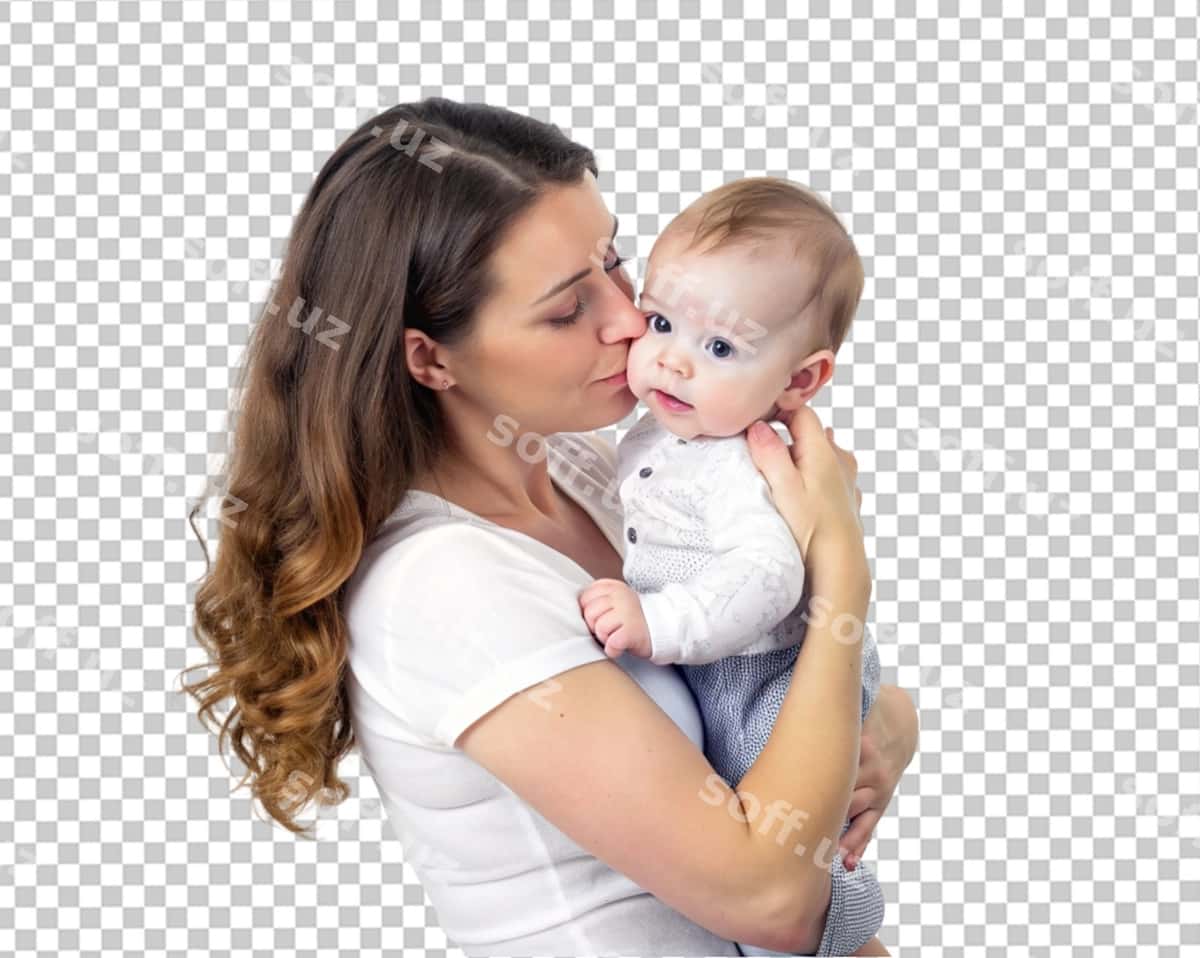 Baxtli ona gulchiq bolasi bilan | Happy mother with smiling baby 1