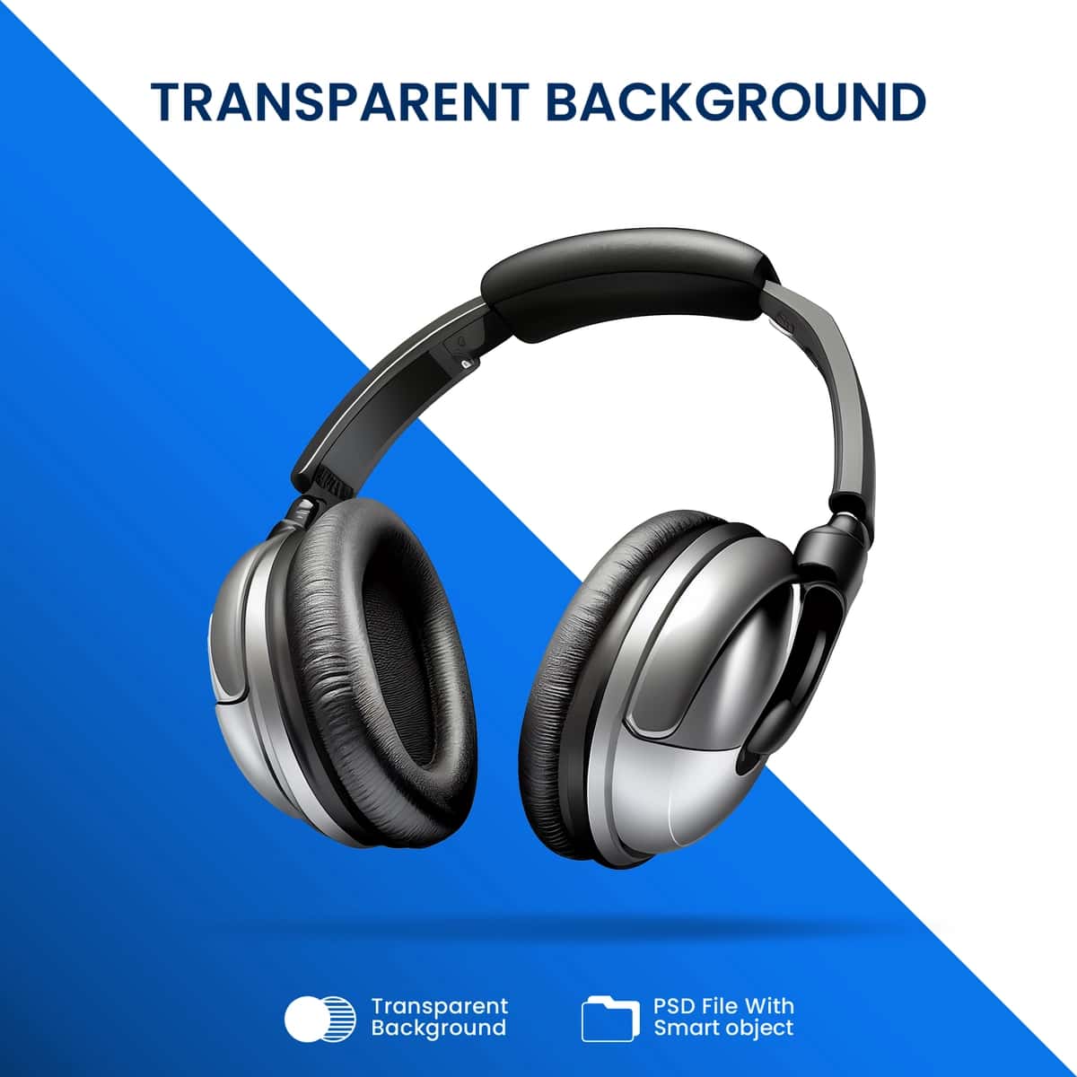 Qora izolyatsiyalangan quloqchin | Black headphone isolated 1