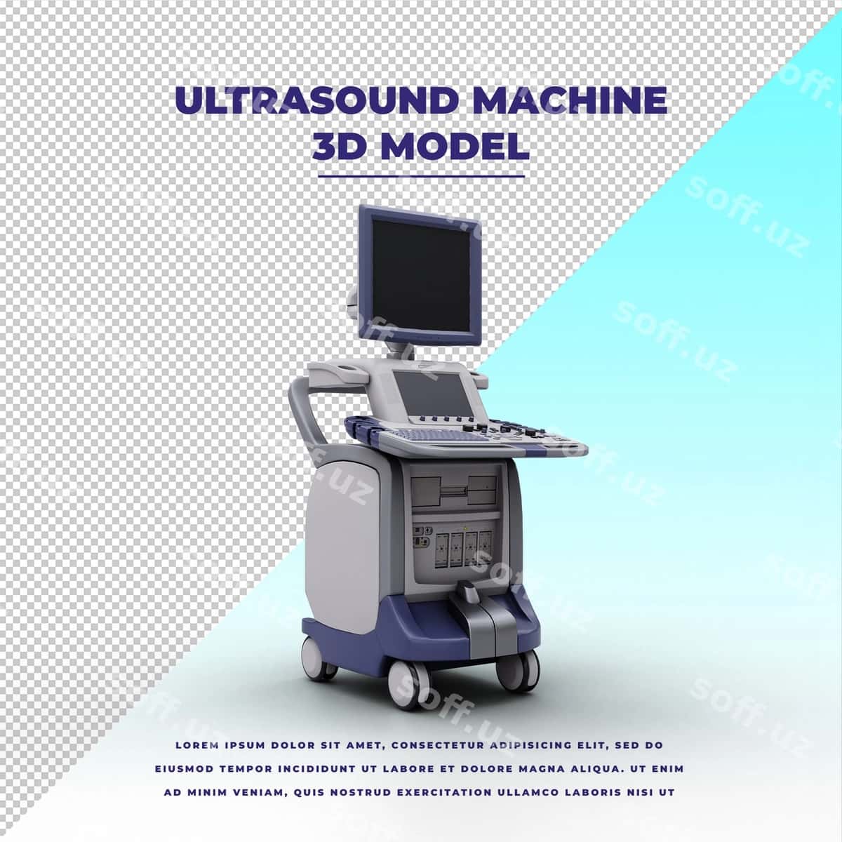 Kasalxona ultrasound apparati | Hospital ultrasound machine 1