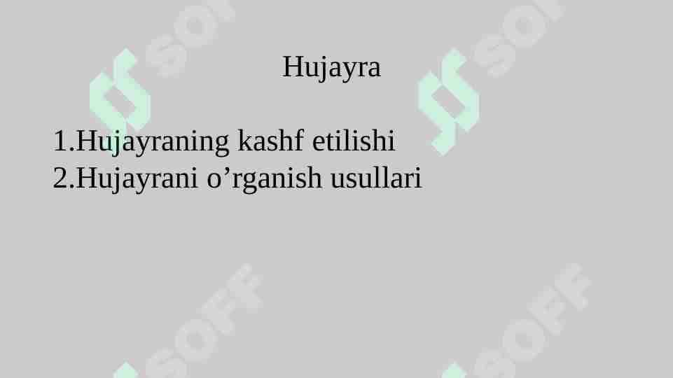 hujayra