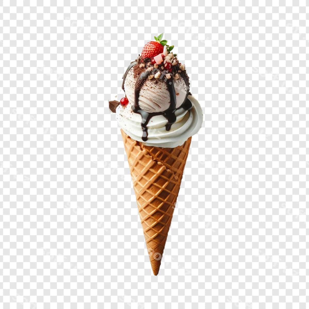 Muzqaymoq shaffof fonda ajraltirilgan | Ice cream isolated transparent background 1
