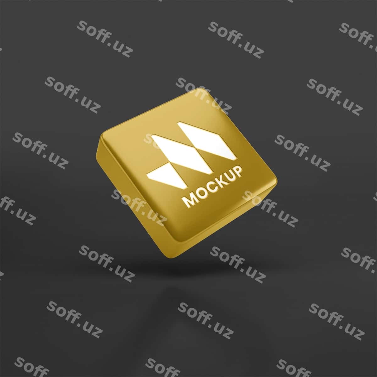 3D logotip maketining piktogrammasi | Icon 3d logo mockup 1
