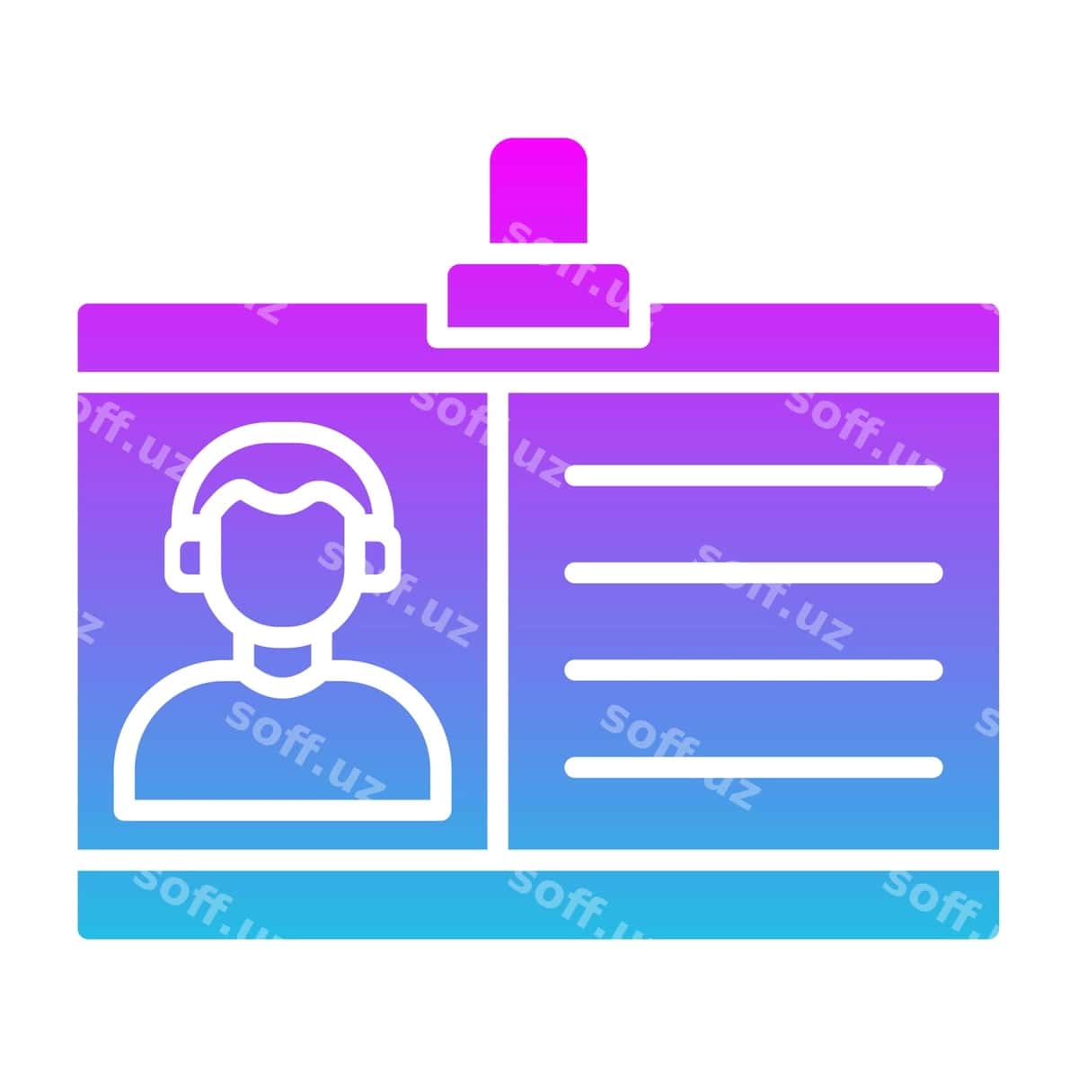 ID karta ikonasi | Id card icon 1