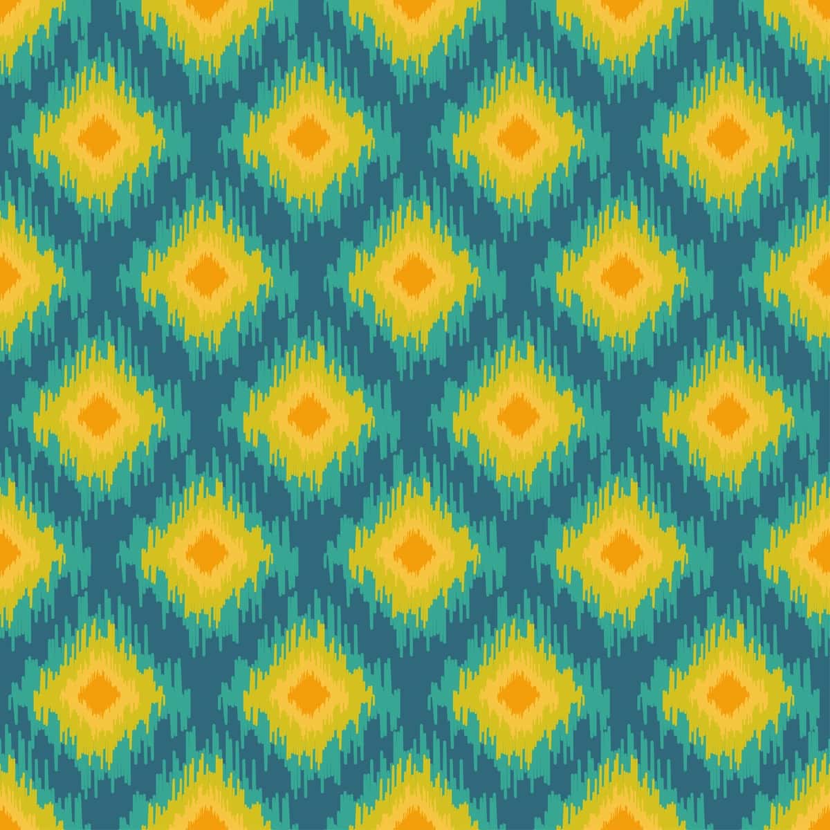 Etnik ikat chevron choksiz naqshli geometrik chiziqli xalq bezaklari | Ethnic ikat chevron seamless pattern geometric striped folk ornament 1