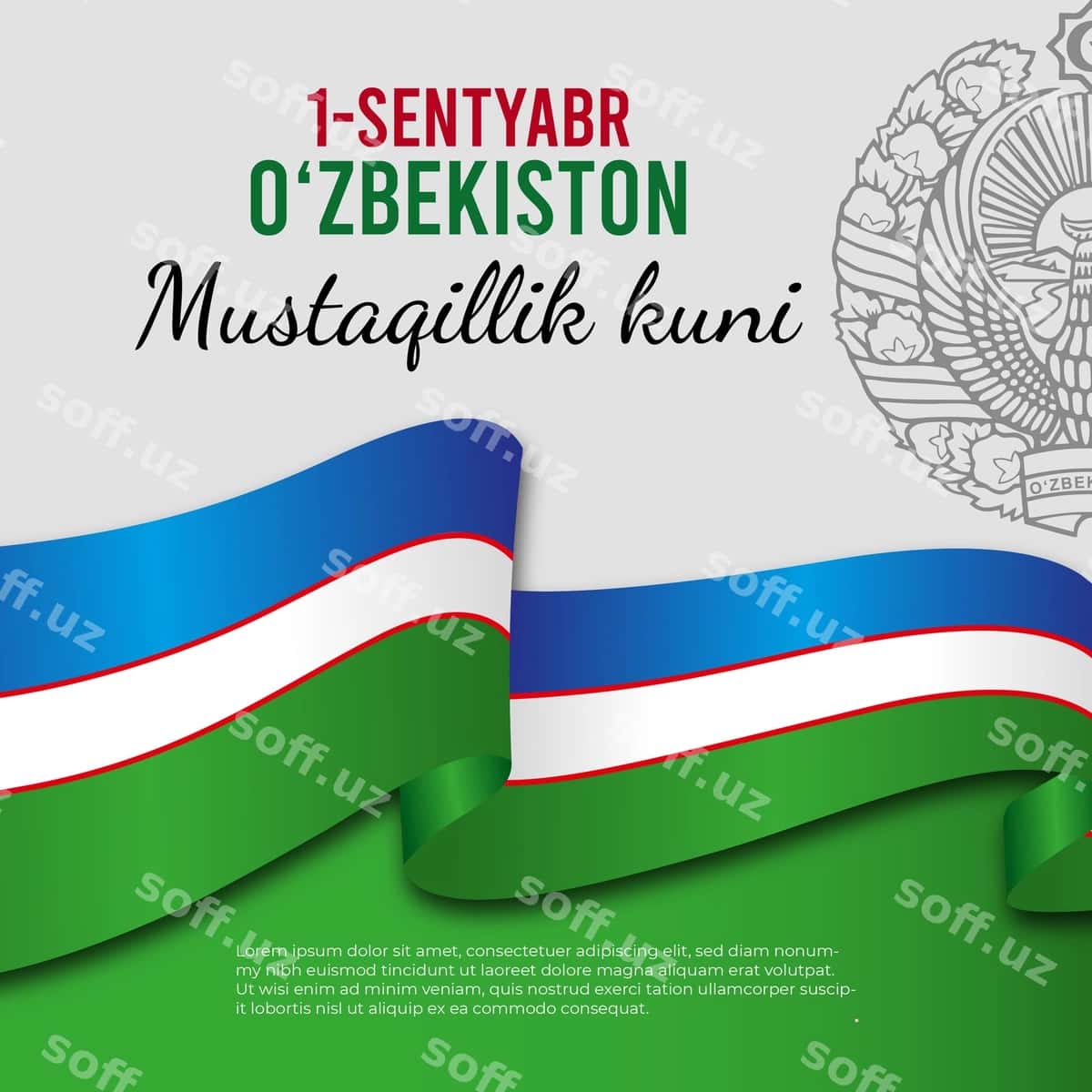 Mustaqillik kuni dizayn konsepti | Independence day design consept 1