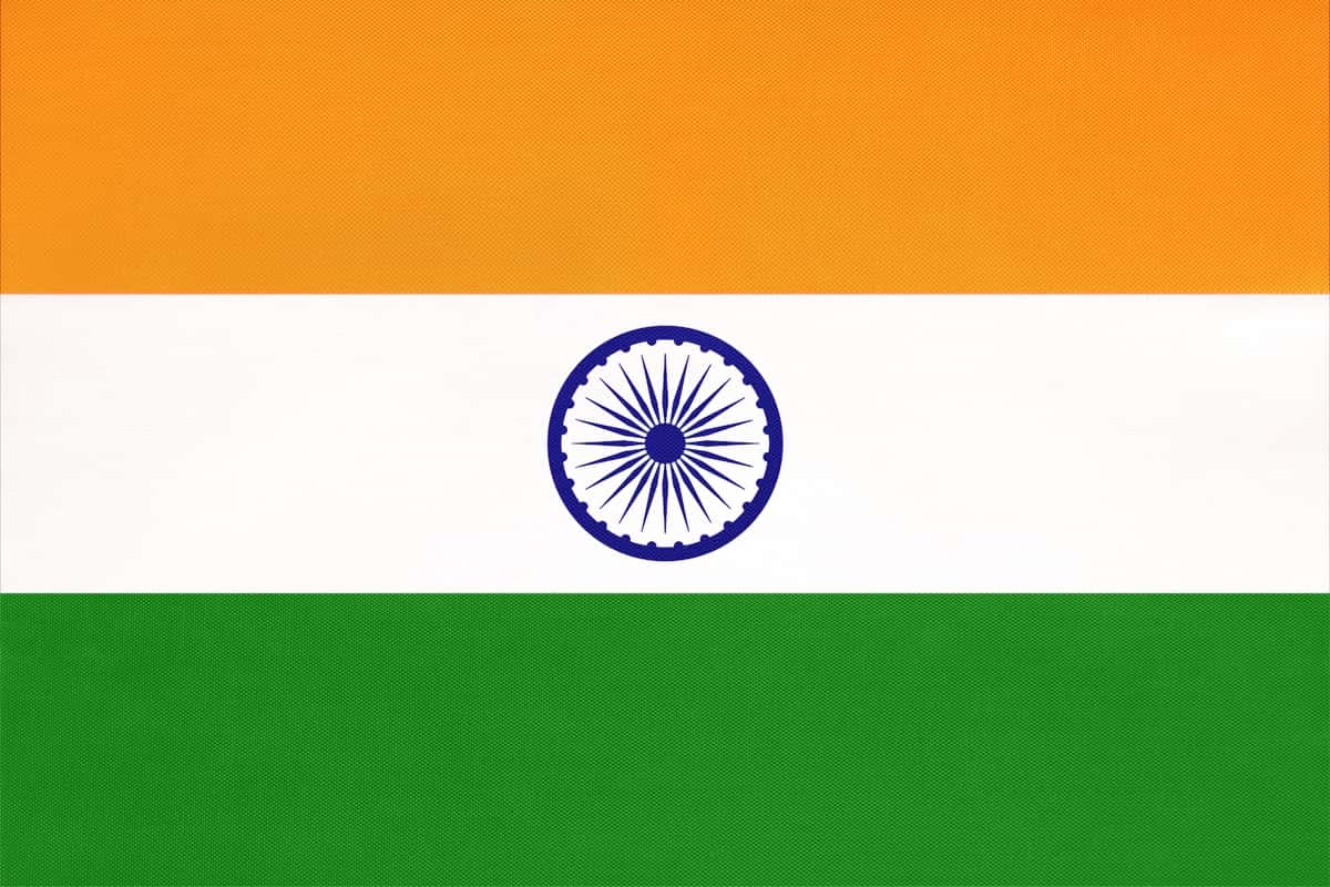 Hindiston milliy mato bayrog'i | India national fabric flag 1