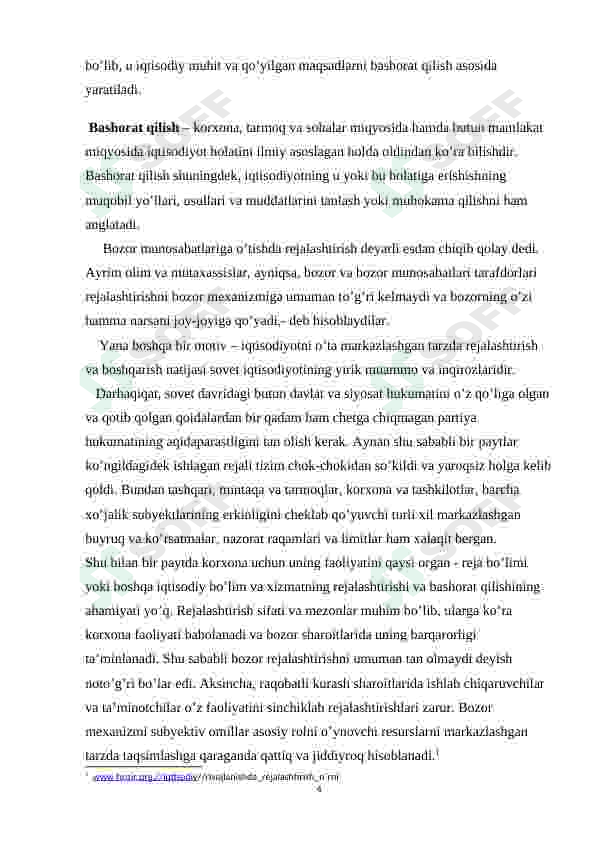 Industrial iqtisodiyot. Rejalashtirish va bashorat qilishning ahamiyati 2