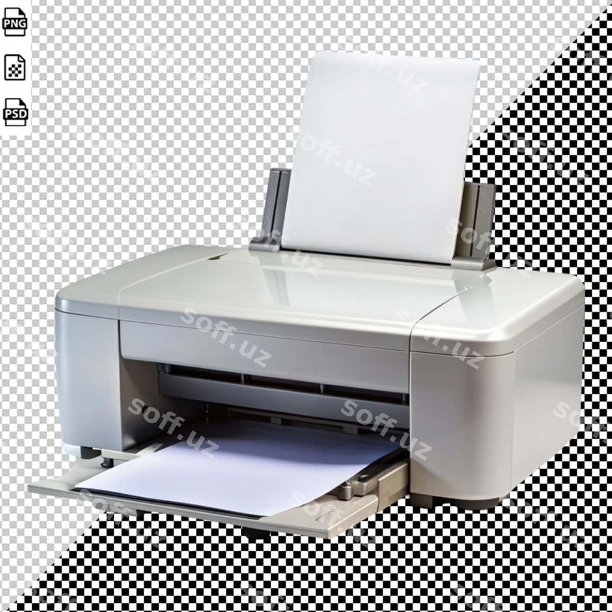 Inkjet printer shaffof orqa fonda | Inkjet printer transparent background 1