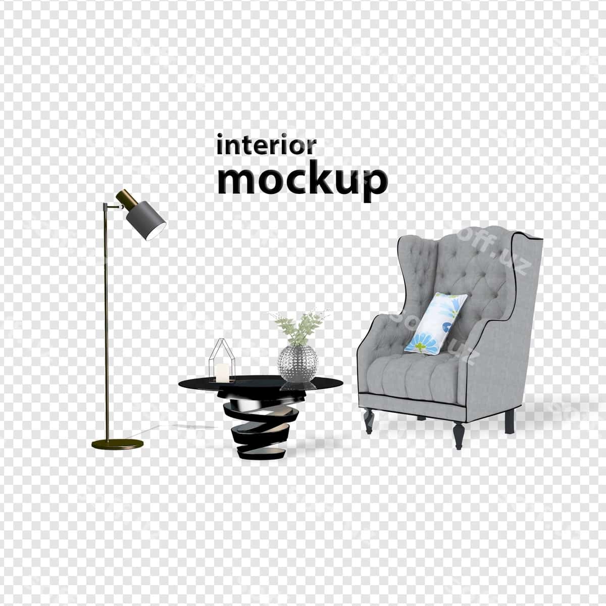 Ichki namuna 3D render | Interior mockup 3d rendering 1