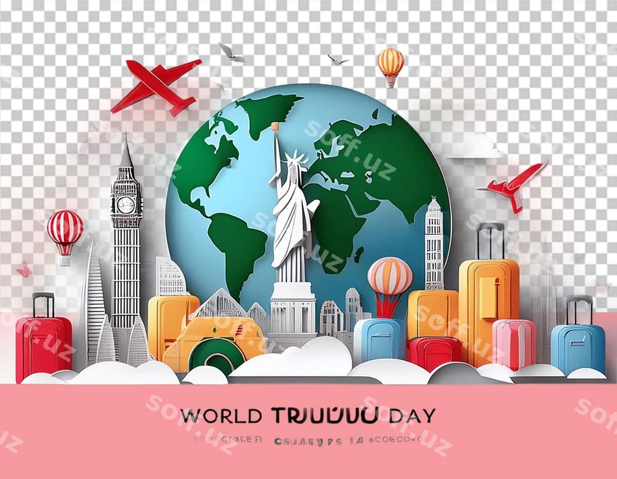 Xalqaro turizm kuni png | International tourism day png 1